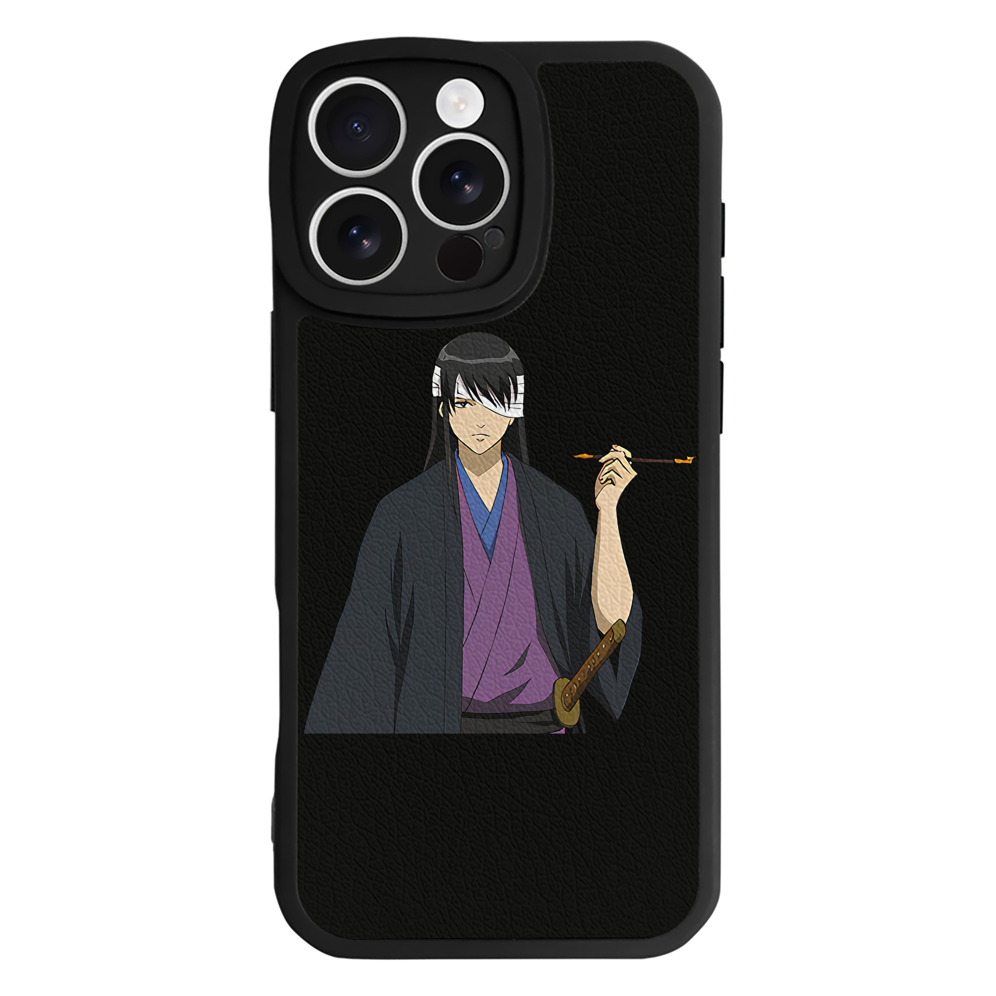 （画像用） ぎんたま 坂田銀時（さかたぎんとき） 神楽 志村新八（しむら しんぱち） GINTAMA Sakata Gintoki Kagura Shimura Shinpachi 【iPhone 16シリーズ対応】シリコンスマホケース（レザー調） 材質：シリコン